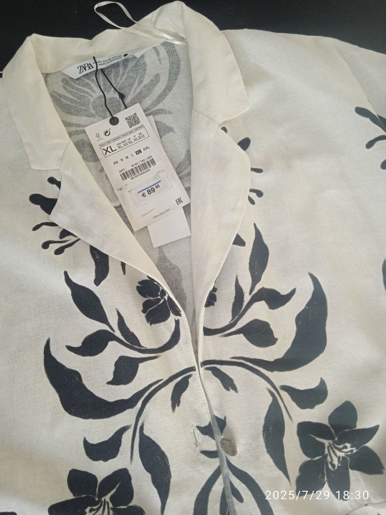 Sukienka letnie lniana.