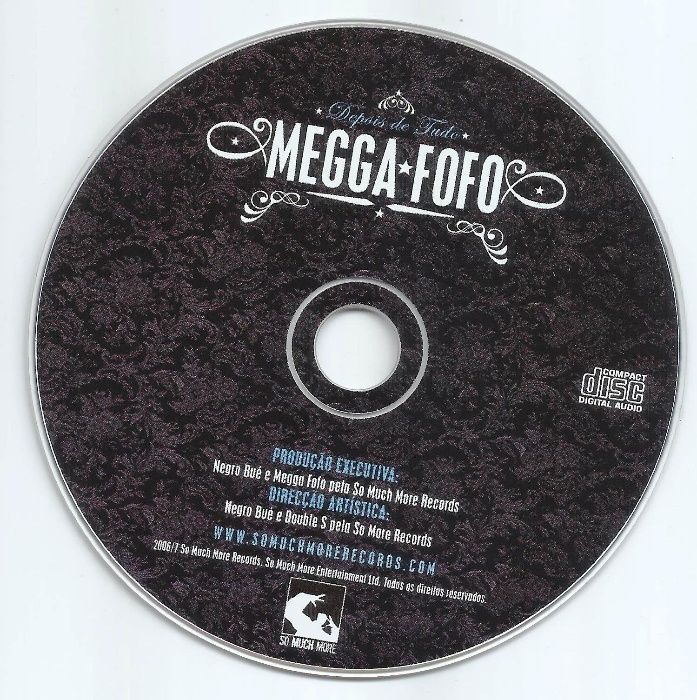 Megga Fofo - Depois De Tudo CD 2007 Hip Hop Tuga Angola Raro Assinado