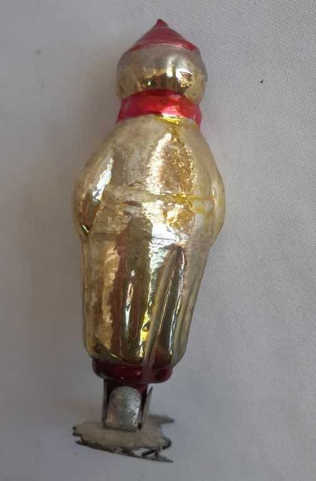 Елочная игрушка на прищепке Арлекин СССР