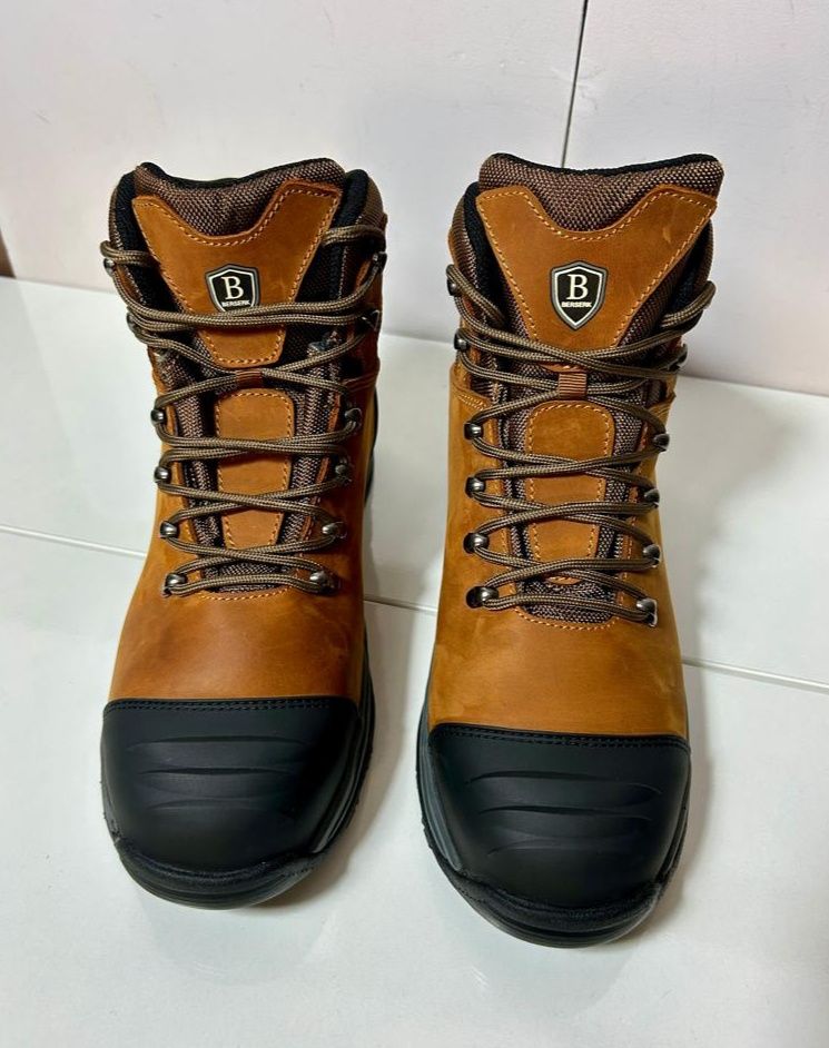 Buty robocze S3 CE ISO Bydlęca licowa skóra Lekkie Wodoodporne Komfort
