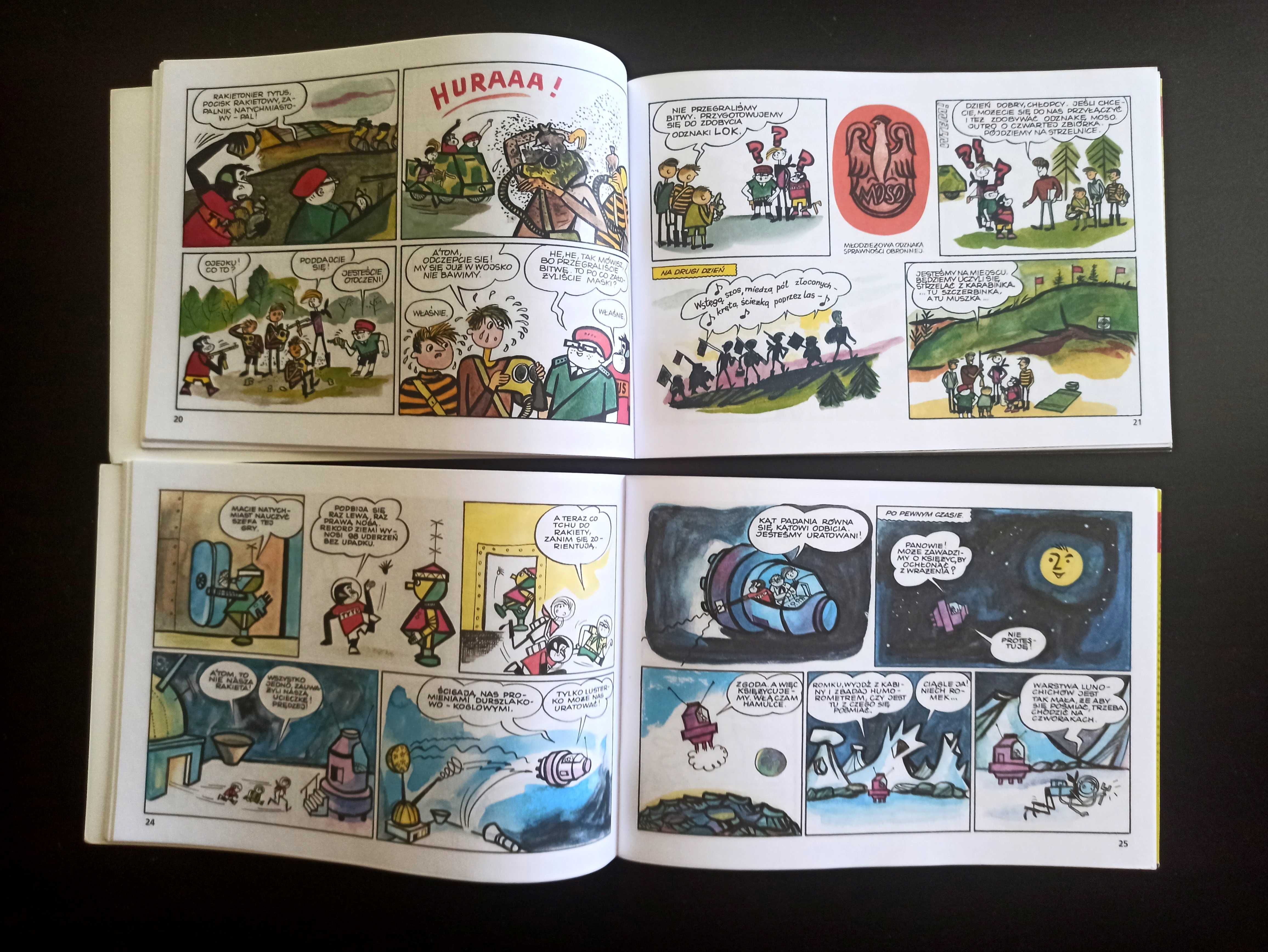 Komiksy Tytus Romek i Atomek księgi 3 i 4 razem