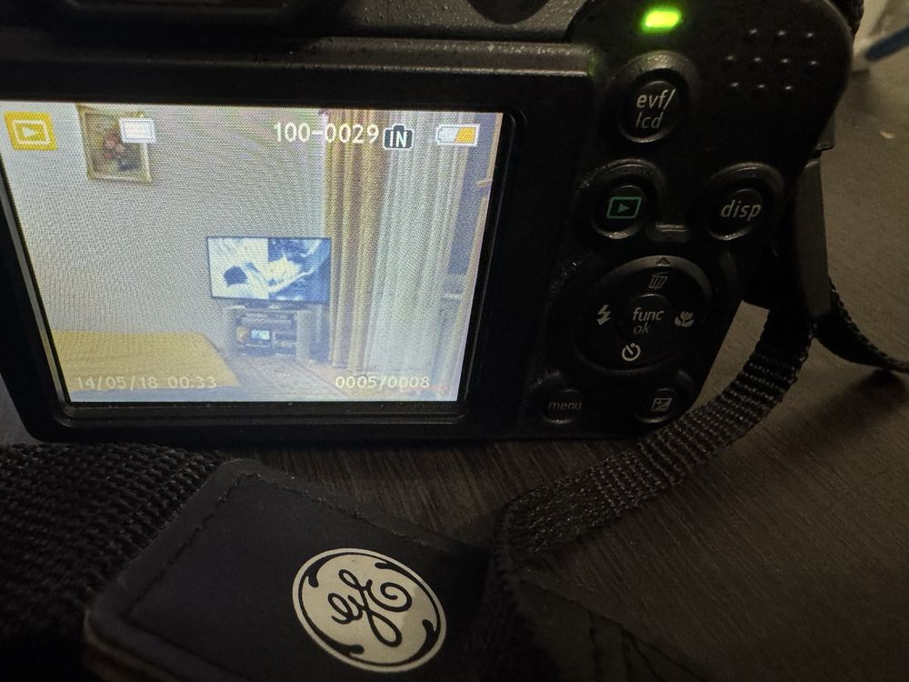 Sprawny APARAT fotograficzny GE HZ15