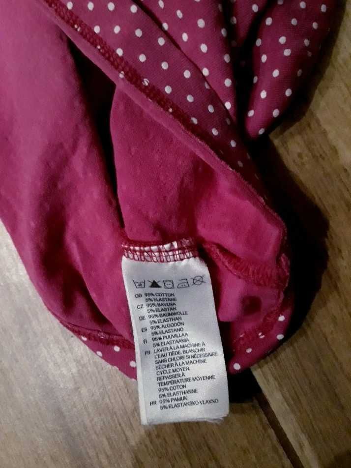 H&M bluzka w groszki r.86