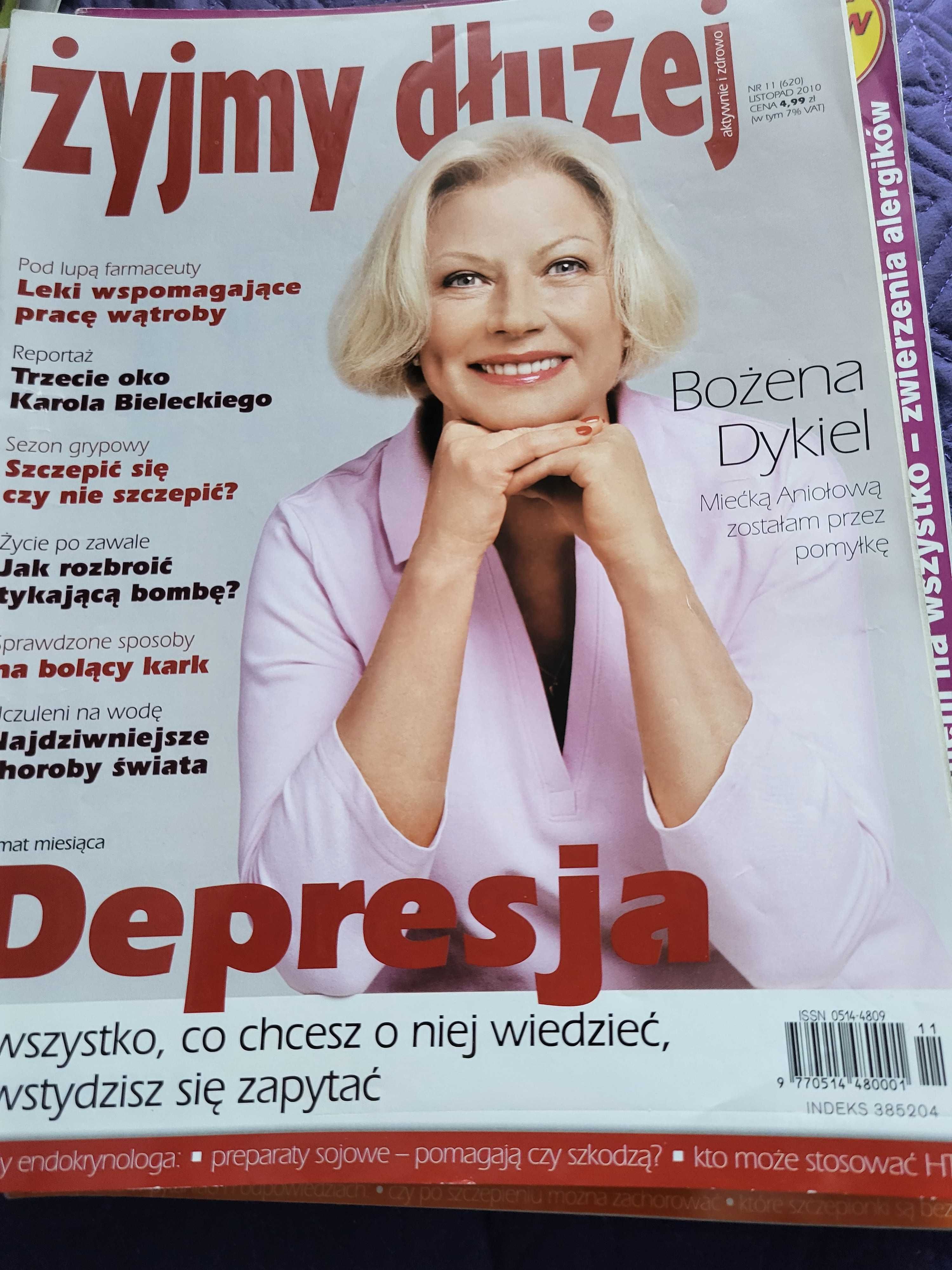 Zestaw gazet Żyjmy dłużej  rok 2010