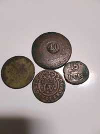 Lote de 4 moedas antigas