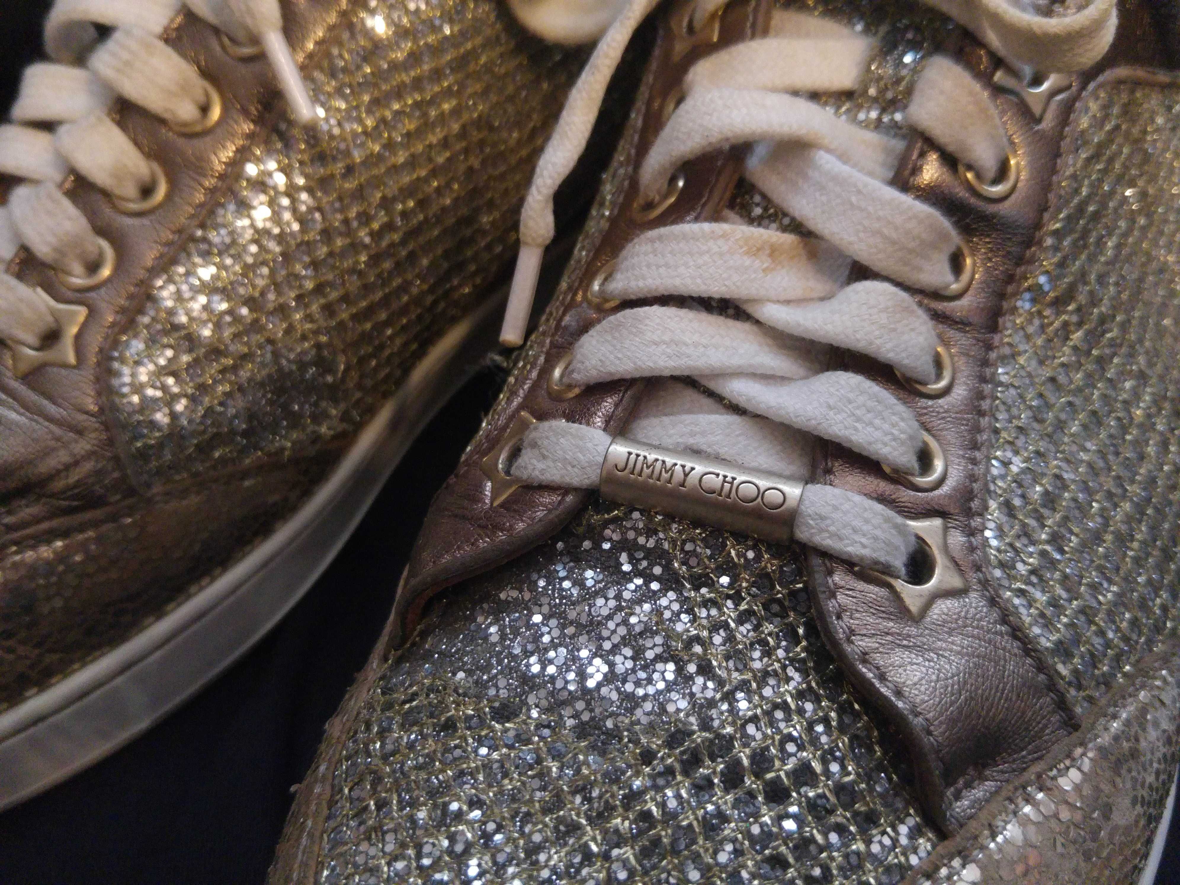 Buty sportowe skórzane damskie Jimmy Choo - OKAZJA