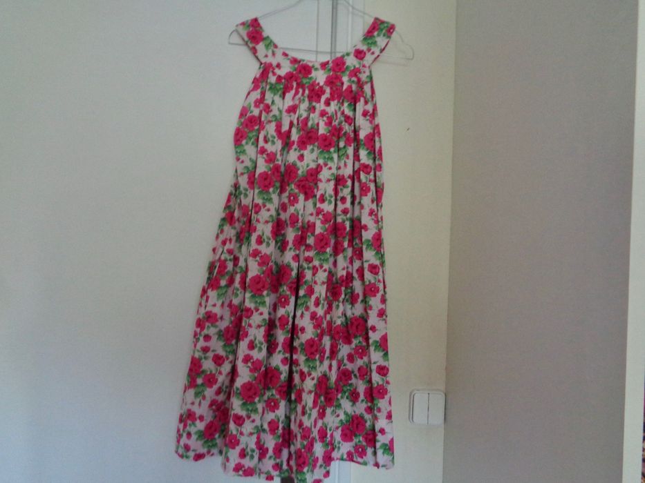 Vestido espectacular de algodão Francês Jesim Chambrey