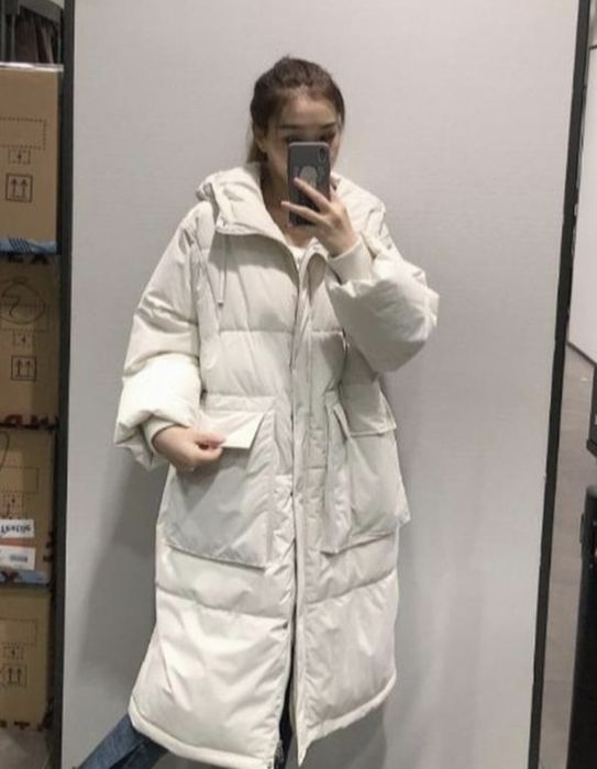 Пуховик Zara оверсайз