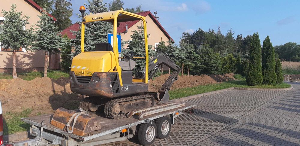 Koparko-Ładowarka,Mini koparka prace ziemne