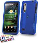 etui na telefon lg optimus 3d niebieski silikon muzzano antyupadkowe