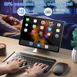 Мiнi клавіатура та миша  Bluetooth + 2.4 ГГц,   рос и англ