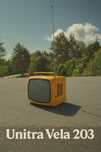 Unitra Vela 203 – retro telewizor przenośny, żółty – działa!