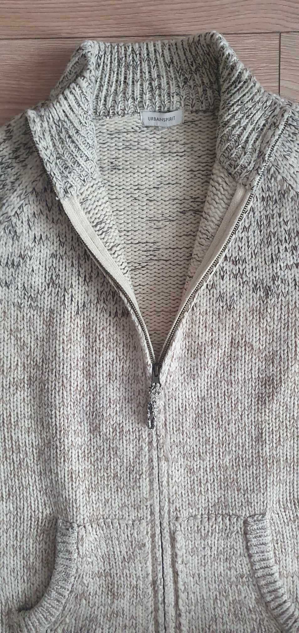 Męski Kardigan/Sweter na Zamek