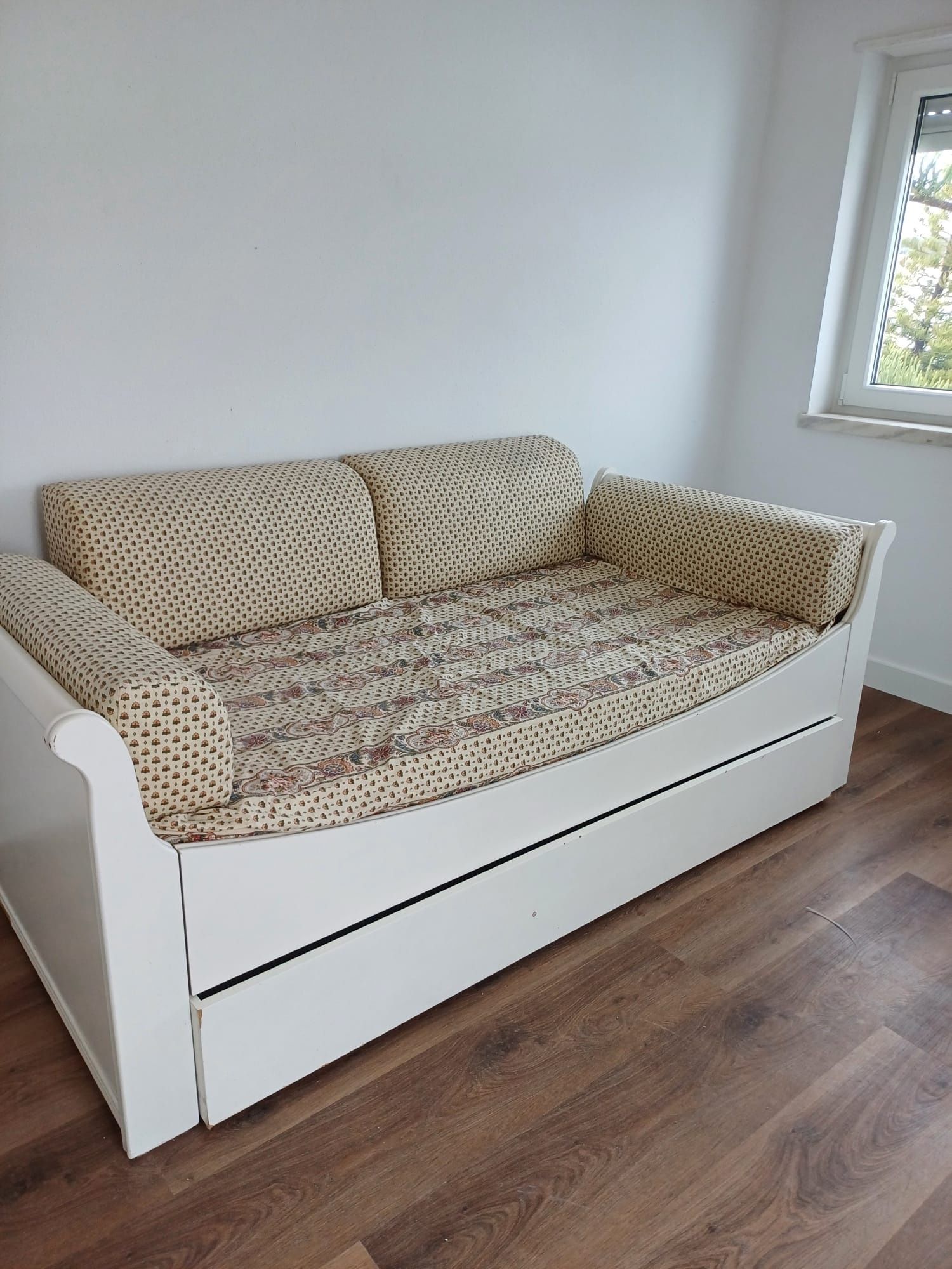 Cama solteiro com gavetão para 2a cama