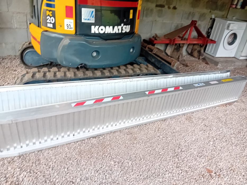 Rampas para carregar máquinas