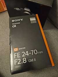 Sony 24-70 2.8 G Master II druga wersja najnowsza jak nowy gwarancja