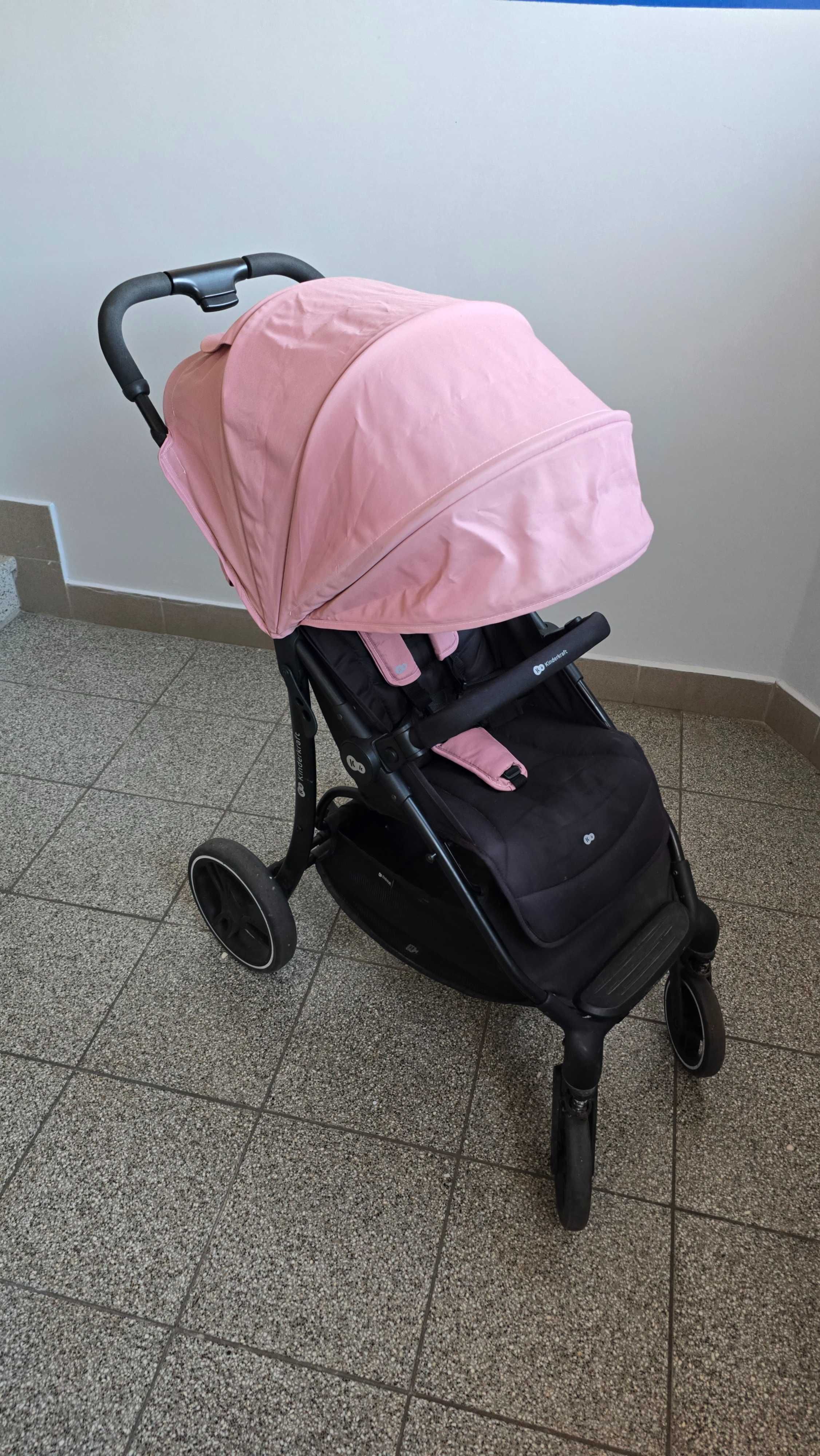 Wózek spacerówka Kinderkraft TRIG 2 różowy