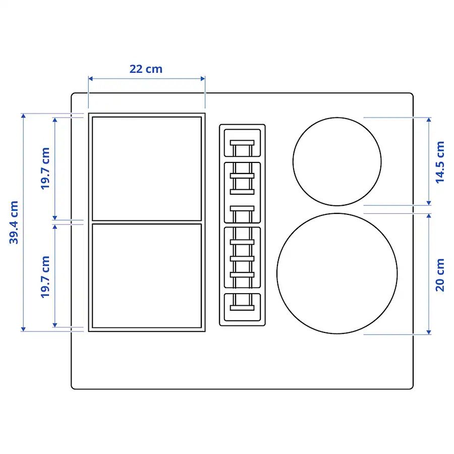 Placa eletrica indução com exaustor integrado, IKEA 500 FÖRDELAKTIG