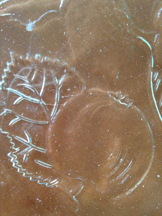 Prato grande de vidro