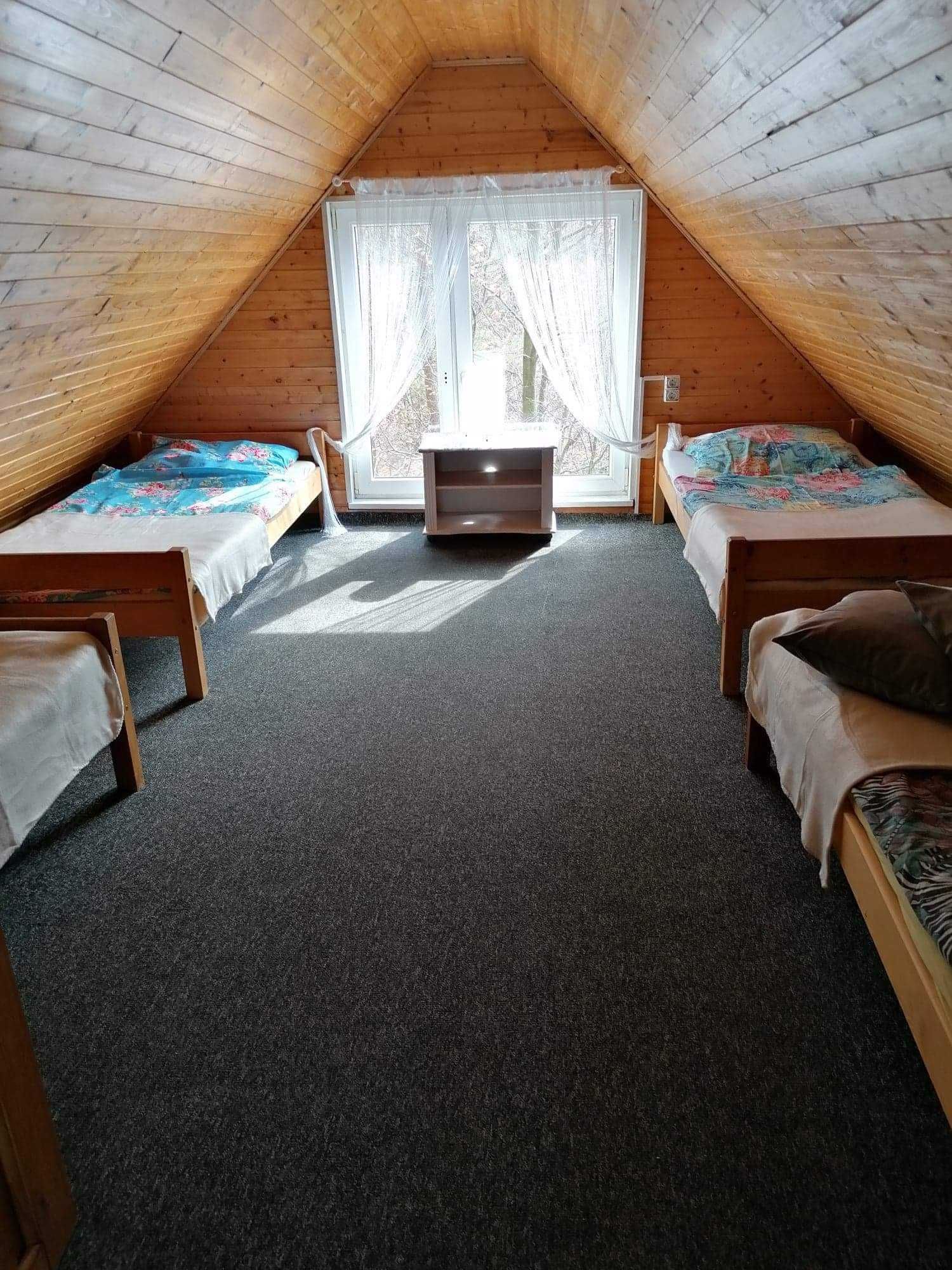 Domek nad jeziorem prywatny staw noclegi jacuzzi balia Trójmiasta