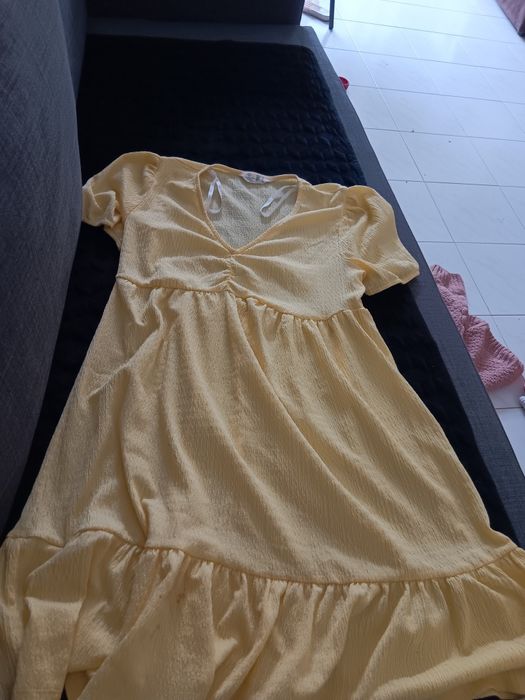 Vestido amarelo primark