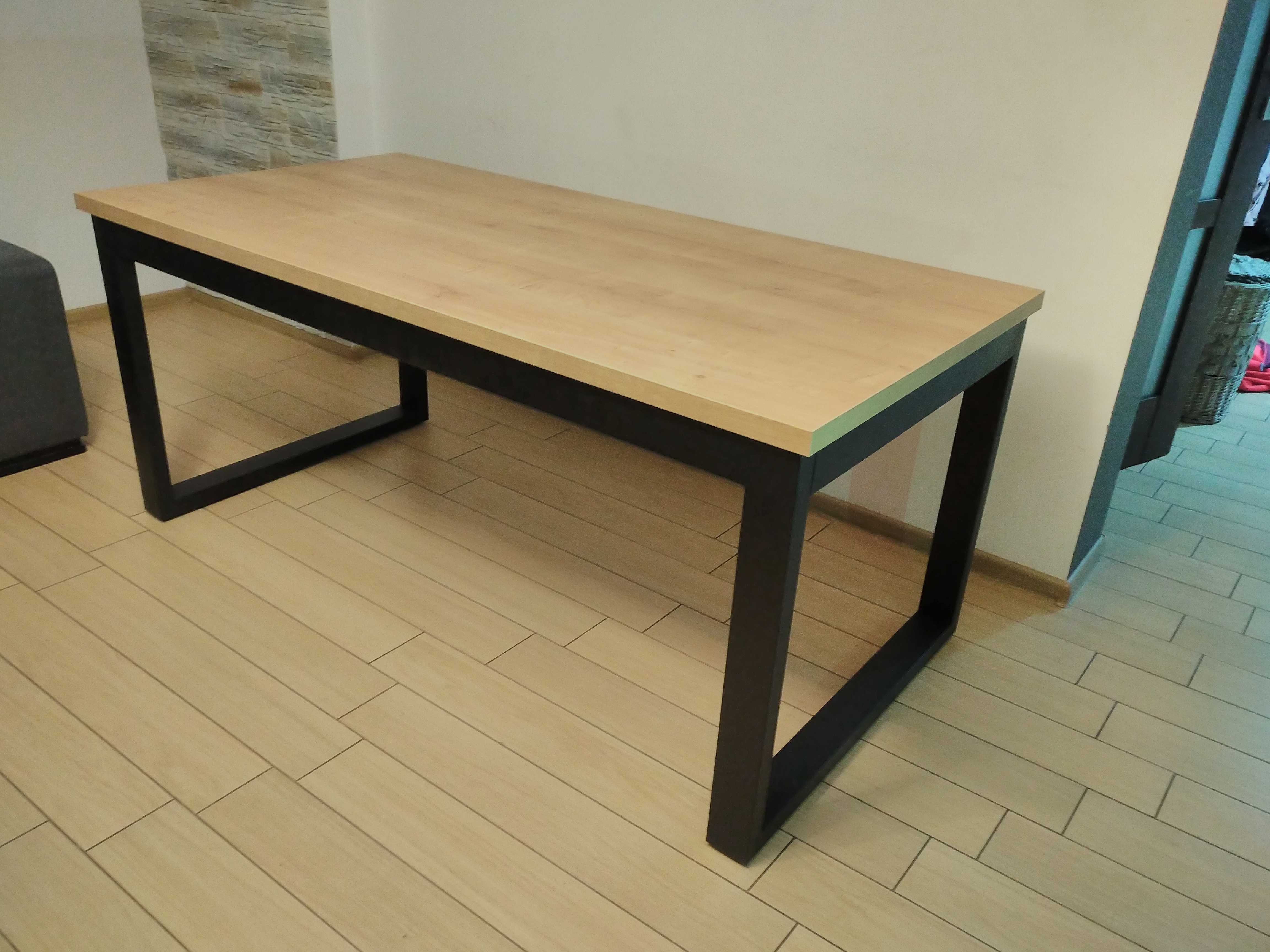 Stół LOFT industrialny 180-270x100 (2x45 Dostawki) EGGER