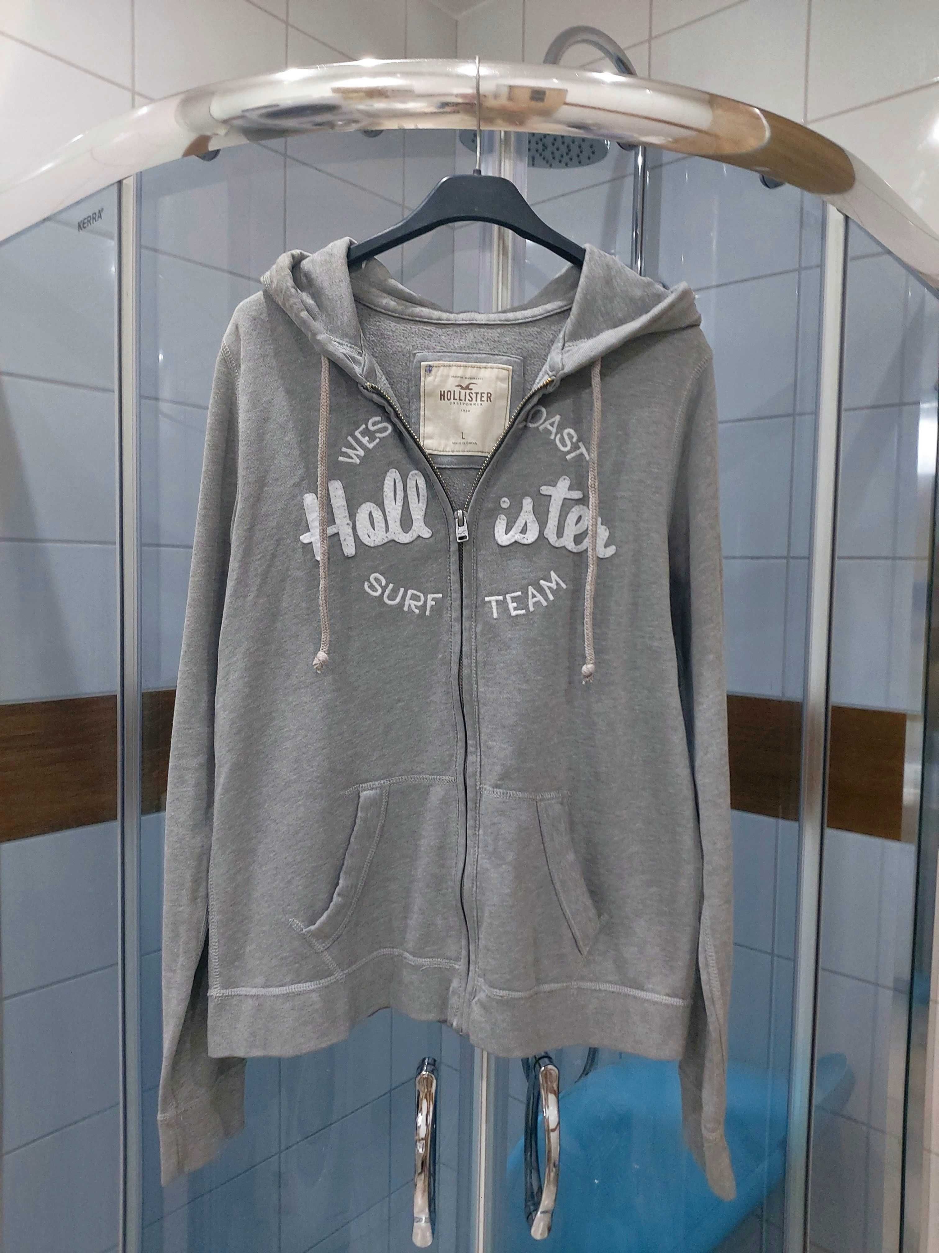 Hollister bluza z kapturem roz L