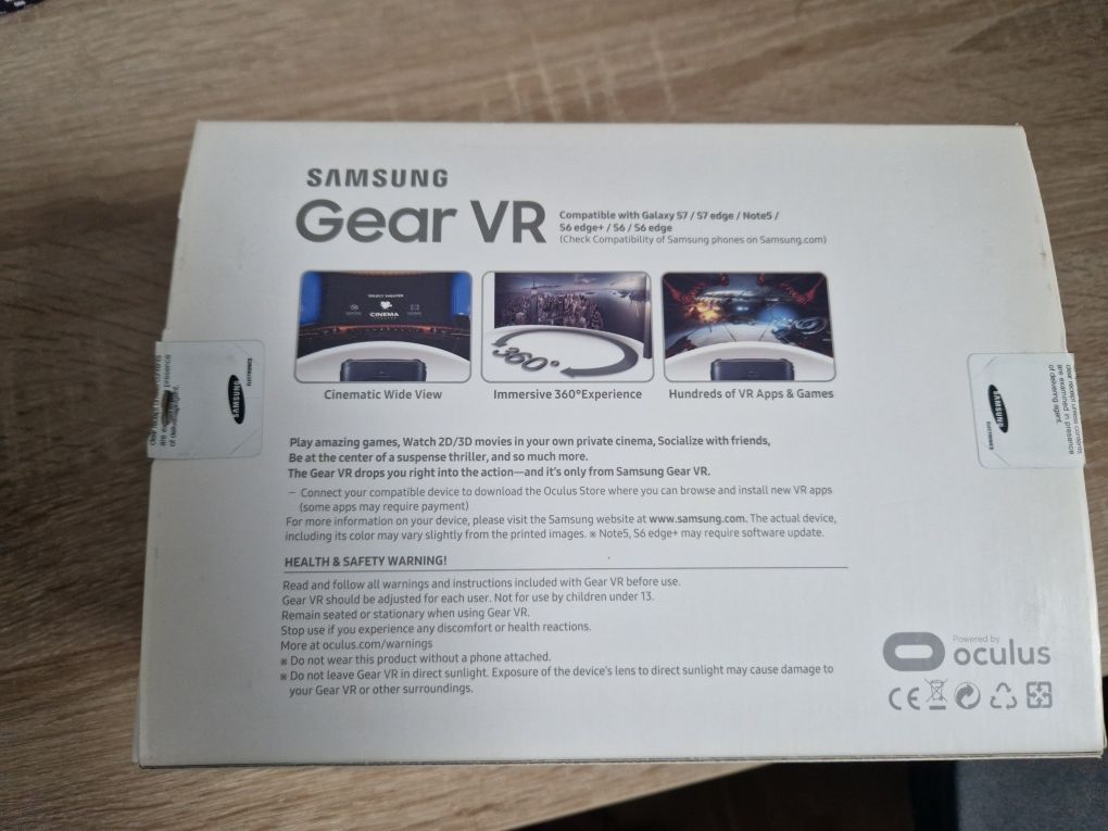 Samsung Gear VR google Oculus kolor czarny