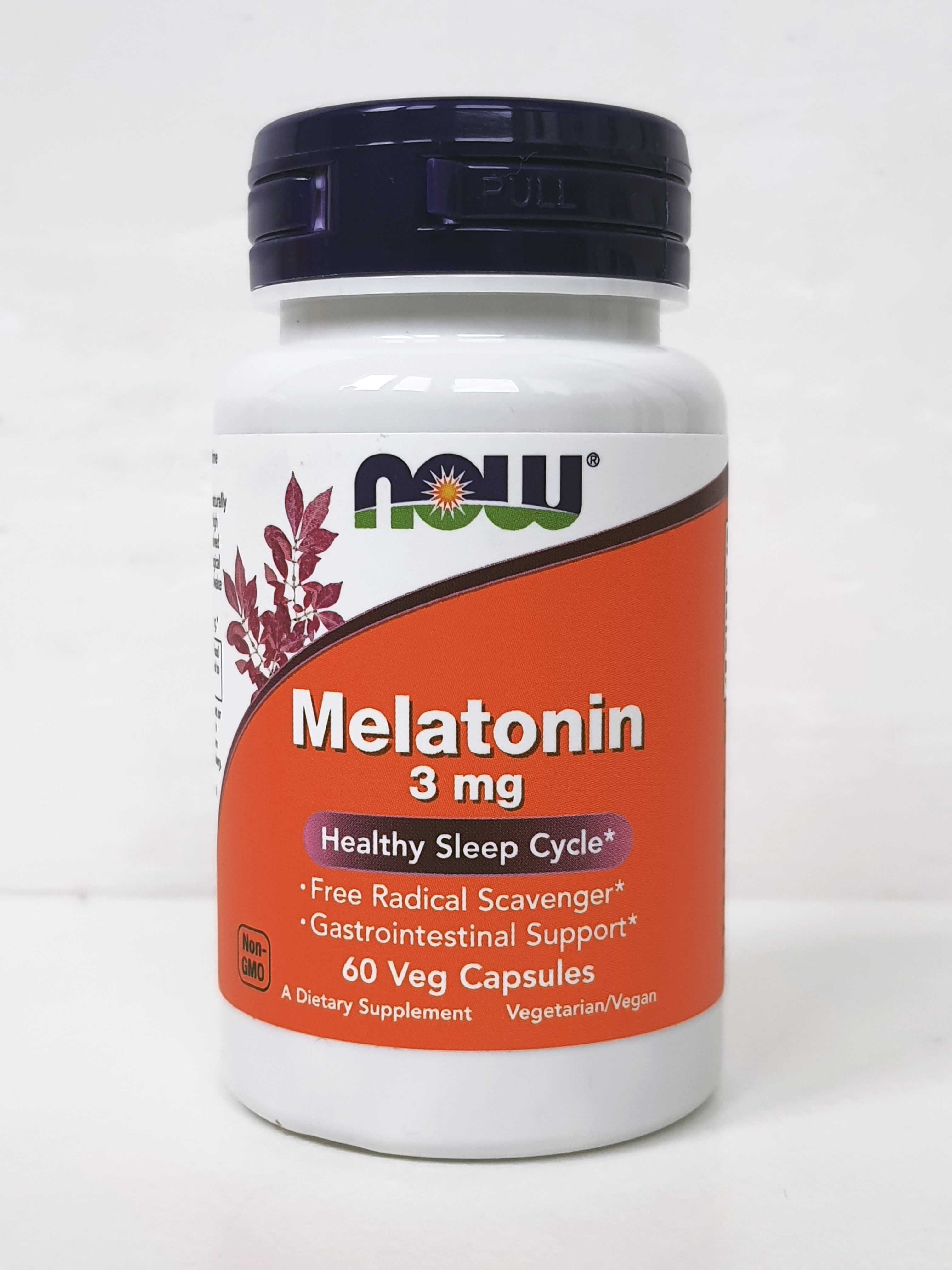 Мелатонин Now Foods, 3/5 мг, 60 капсул