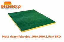 Maty;mata dezynfekcyjna;do dezynfekcji 100x100x3,5cm DO NIECKI /