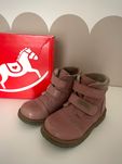 Buty zimowe/trzewiki Emel na rzepy r. 25 różowe