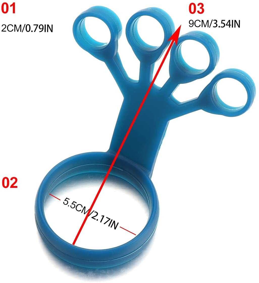 Эспандер для пальцев с фиксатором на запястье