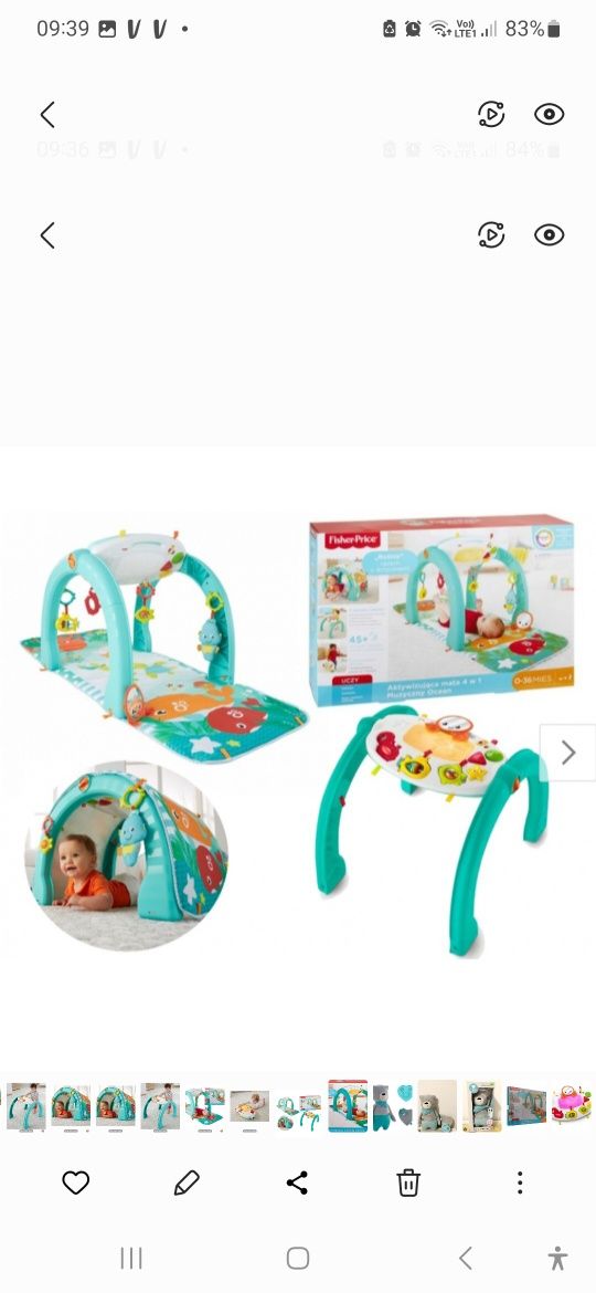 Mata edukacyjna fisher price