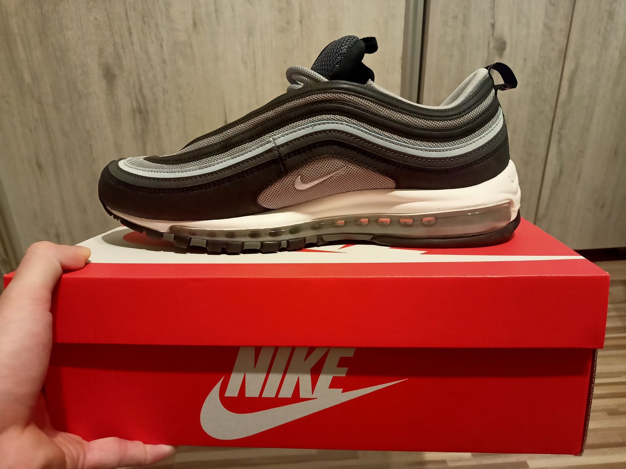 Nike Air Max 97 rozmiar 44 (Black/Blue Tint-Iron Grey)