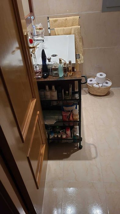 Półki akcesoria do łazienki z poziomami czarny przechowywanie