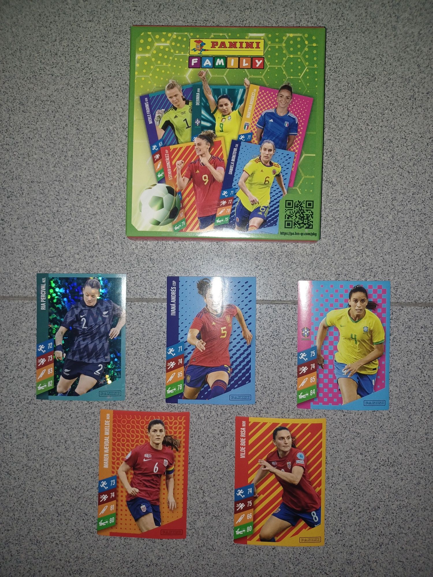 Cromos Panini Family - Mundial de Futebol Feminino 2023