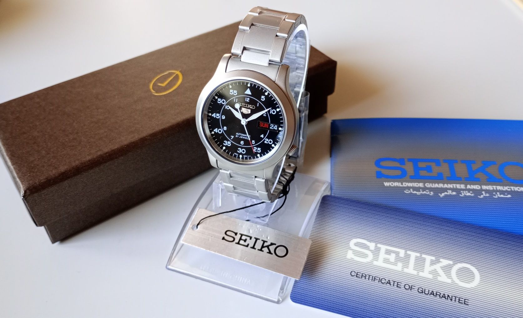 Seiko 5 SNK809K1 zegarek automatyczny nowy gwarancja