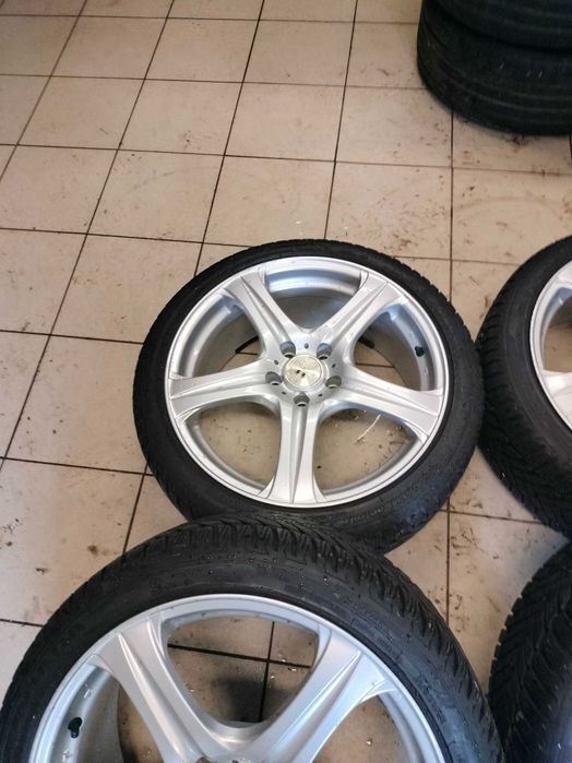 koła AVERSUS 18 cali 5x112 Audi VW Mercedes  225/40r18 ZIMA JAK NOWE!!