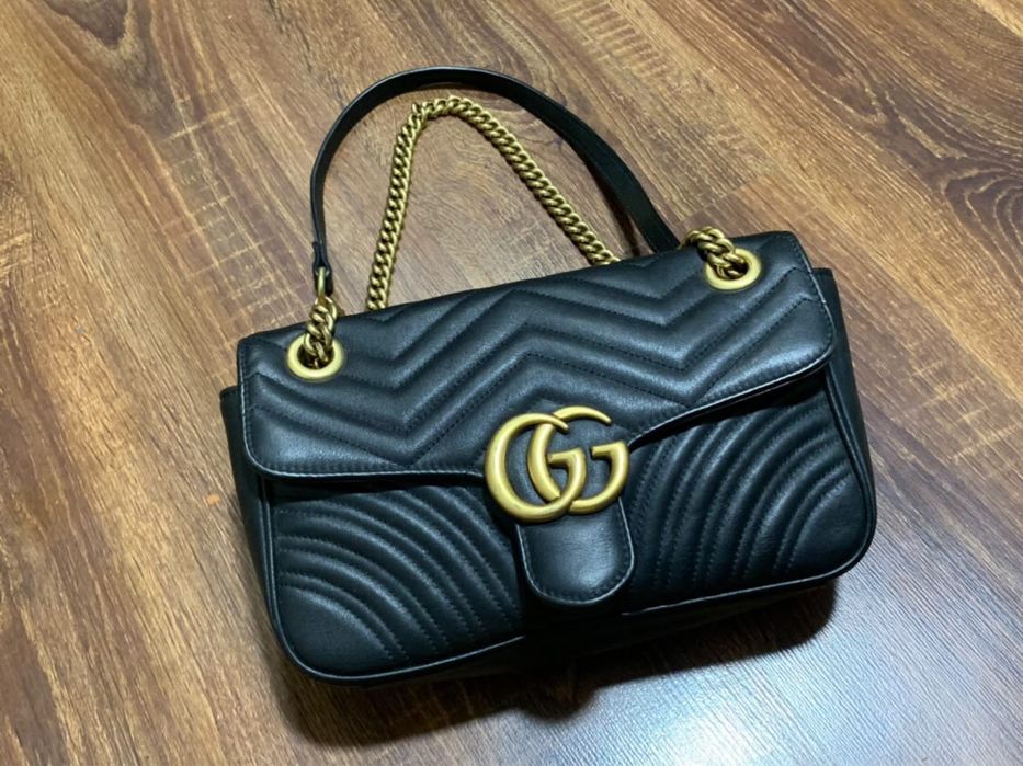 Чорна сумка Gucci
