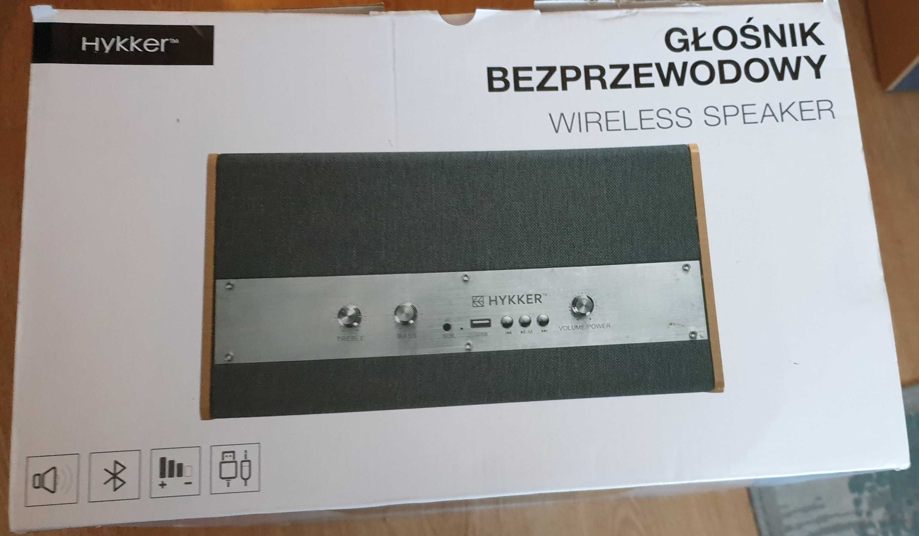 HYKKER BT-TS - głośnik bezprzewodowy bluetooth - 20W - NOWY !!!