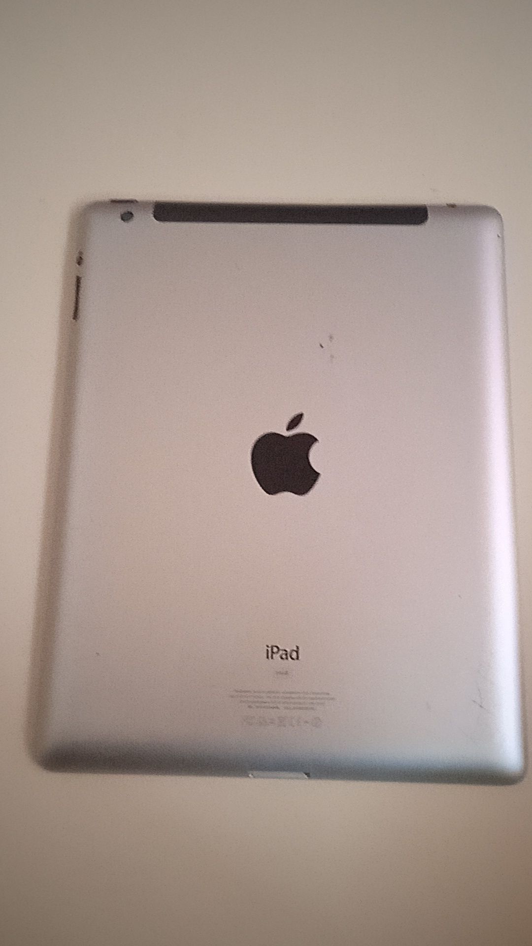 Ipad com ecrã partido