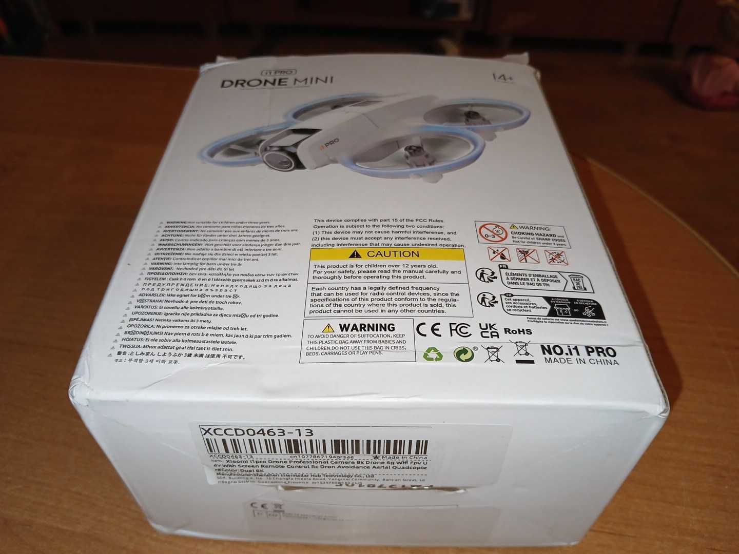 Xiaomi Dron Mini i1pro 4K ruchoma kamera zdalnie góra dół FPV WiFi
