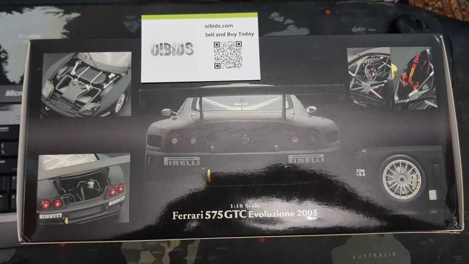 Ferrari 575 GTC 1/18 le mans novo na caixa