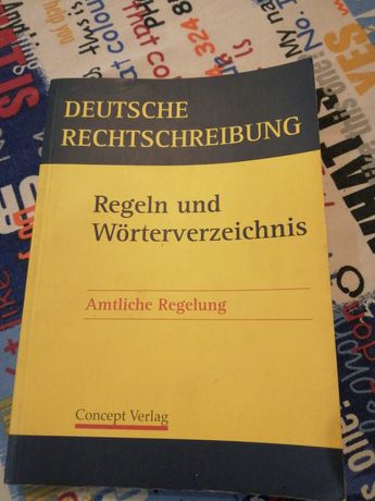 Livro alemão ortografia e regras "Regeln und Wörterverzeichnis"