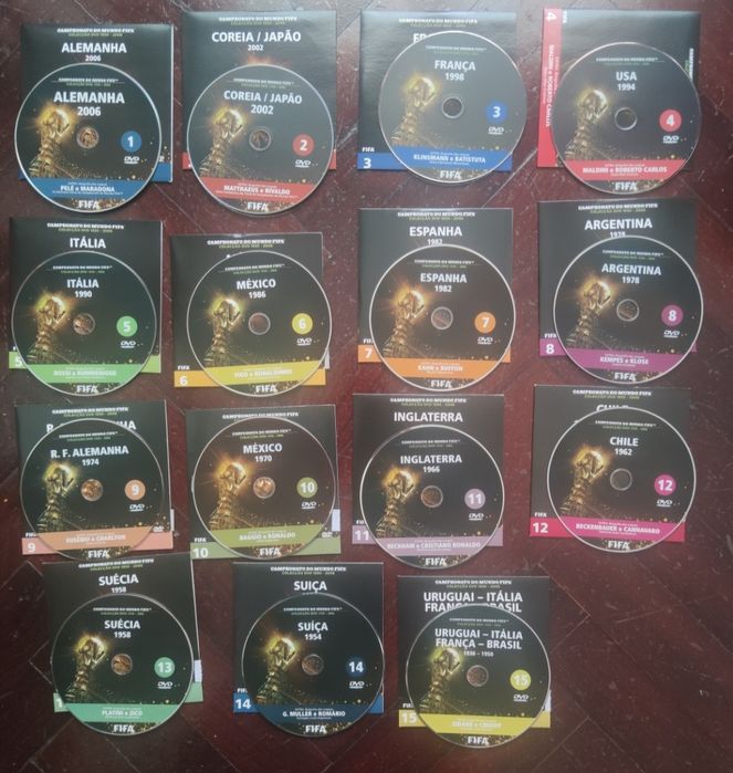 Colecção dos mundiais de futebol