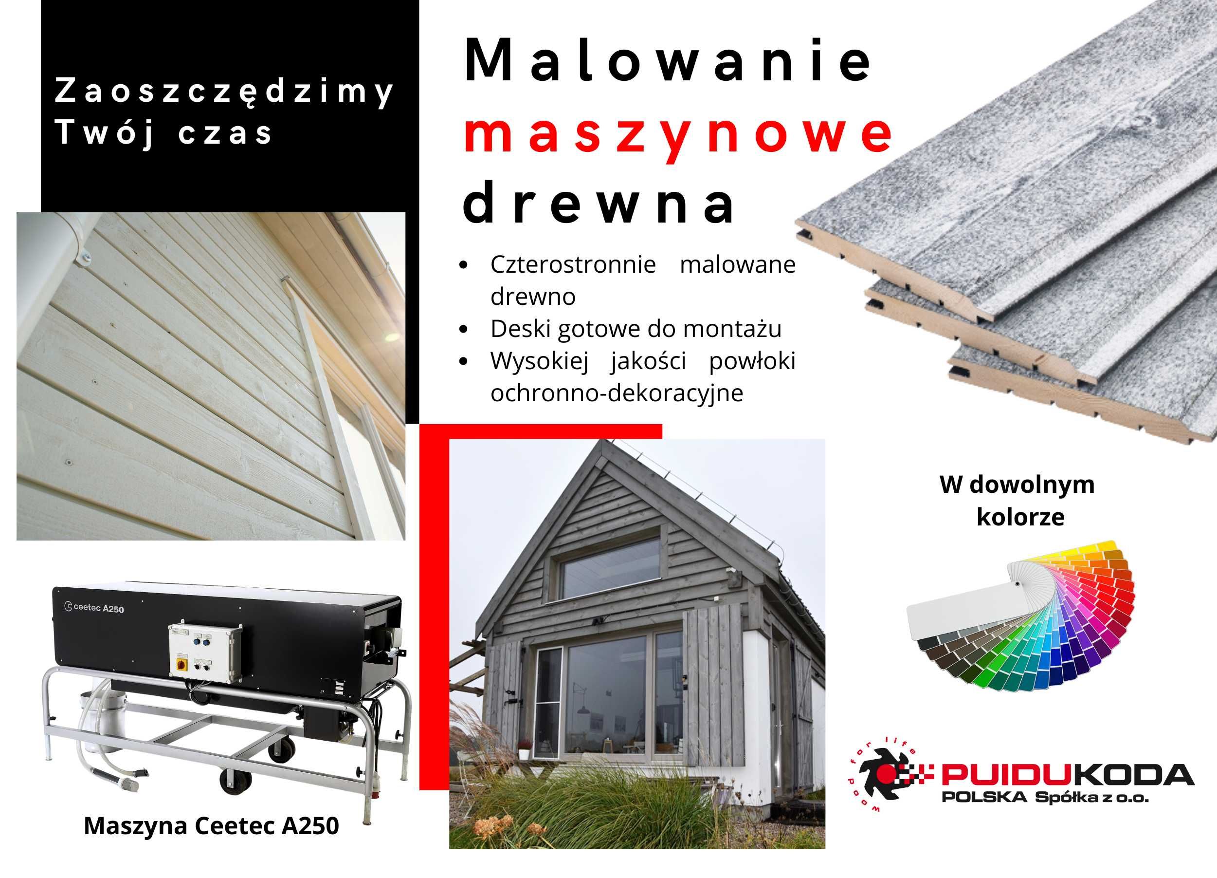 Deska elewacyjna UTK/3 26x140 sosna termo / szalówka / termososna