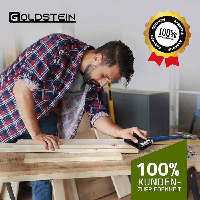 Zestaw papier ścierny GOLDSTEIN P80 - P3000 45 szt + Szlifierka ręczna