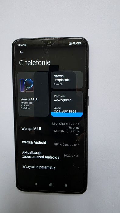 Smartfon Xiaomi Redmi Note 8 Pro 6/128 GB