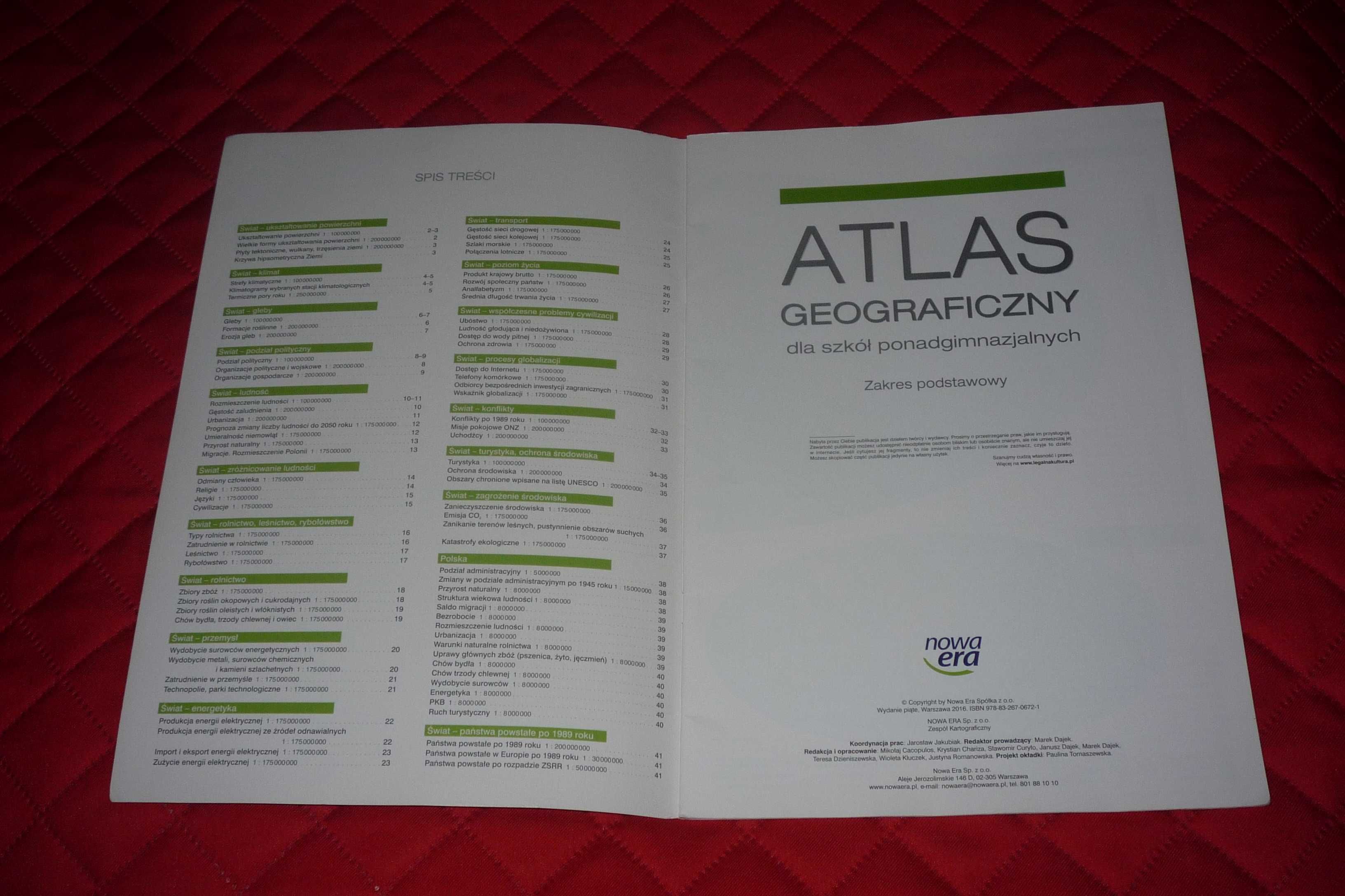 Oblicza Geografii. Atlas. Zakres Podstawowy.