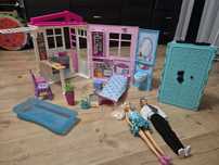 Super domek Barbie - WALIZKA + gratisy